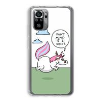 Unicorn: Xiaomi Redmi Note 10S Transparant Hoesje