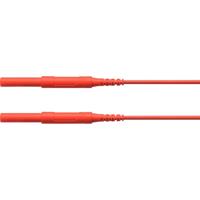 Schützinger HSPL 8568 / AWG16 / 50 / RT Veiligheidsmeetsnoer Stekker 4 mm Stekker 4 mm Rood 1 stuk(s)