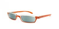 HIP Zonneleesbril oranje met strass - +3.0