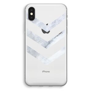 Marmeren pijlen: iPhone XS Transparant Hoesje