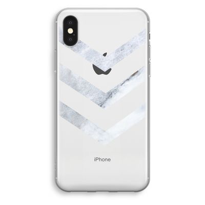 Marmeren pijlen: iPhone XS Transparant Hoesje