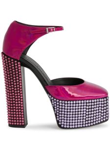 Giuseppe Zanotti sandales Bebe Strass 150 mm - Rose