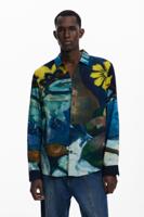 Overhemd met lange mouwen stilleven - BLUE - XL