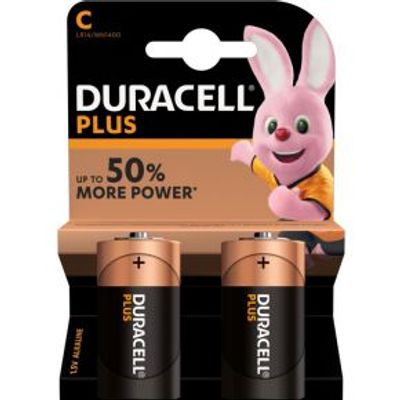 Duracell C Plus Power batterijen (2 stuks)
