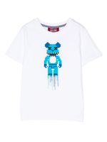 Mostly Heard Rarely Seen 8-Bit t-shirt mini Blue Bear - Blanc - thumbnail