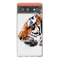 Smartphone hoesje Google Pixel 6 Watercolor Tiger