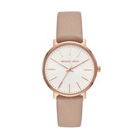 Horlogeband Michael Kors MK2748 Leder Beige 18mm Horlogeband Michael Kors MK2748 Leder Beige 18mm