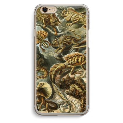 Haeckel Lacertilia: iPhone 6 / 6S Transparant Hoesje