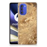 Motorola Moto G51 5G | TPU | Siliconen hoesje | Marmer Creme