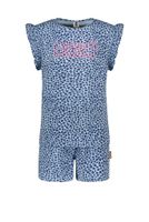 B.Nosy Meisjes pyjama - Hartjes blauw - thumbnail