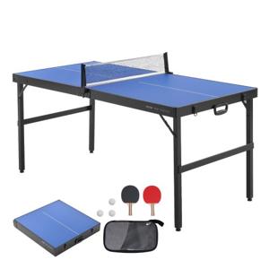 VEVOR Medium Tafeltennistafel Pingpongtafel Opvouwbaar 1526x665x718mm