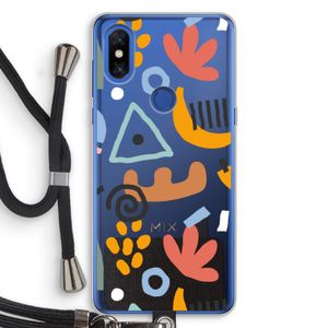 Abstract: Xiaomi Mi Mix 3 Transparant Hoesje met koord