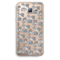 Poezen: Samsung Galaxy J3 (2016) Transparant Hoesje