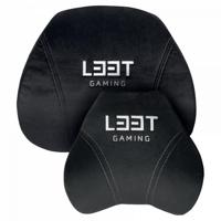 L33T Gaming 160382 luxury gaming chair cushion set, memory foam, velvet, ultra-soft, black L33T Gaming 160382 luxury gaming chair cushion set, memory foam, velvet, ultra-soft, black