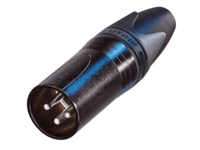 Neutrik NC3MXX-BAG XLR Connector 3p Male Zwart - thumbnail