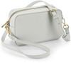 Atlantis BG758 Boutique Structured Cross Body Bag - Soft-Grey - 21 x 13 x 7 cm