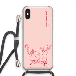 Best Friends: iPhone XS Transparant Hoesje met koord