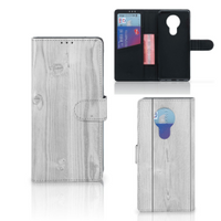 Nokia 5.3 Book Style Case White Wood