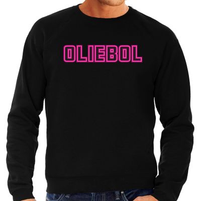 Foute Kersttrui/sweater voor heren - oliebol - roze - oliebollen - kerst/nieuwjaar