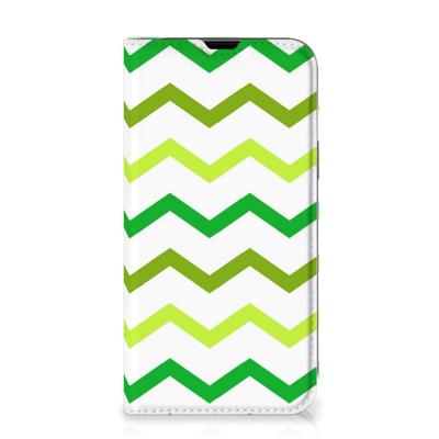 iPhone 13 | Hoesje met Magneet | Zigzag Groen