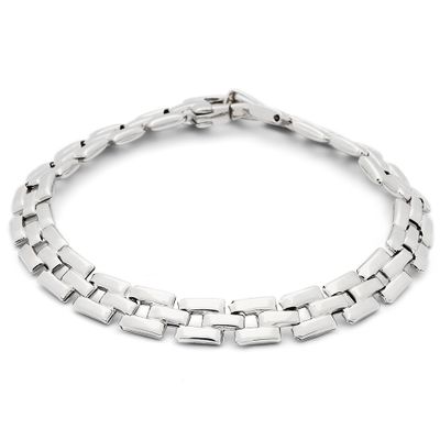 Glow 104.1331.19 Armband Pantera zilver 6,9 mm 19 cm