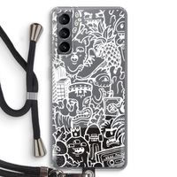 Vexx Mixtape #2: Samsung Galaxy S21 Transparant Hoesje met koord