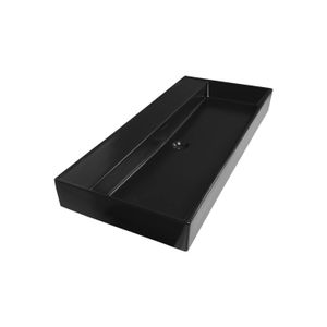 Wastafelblad Legend 100 0 Kraangaten Mat Zwart
