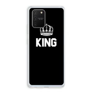 King zwart: Samsung Galaxy S10 Lite Transparant Hoesje