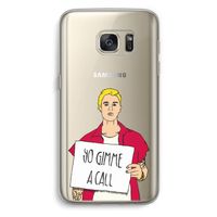 Gimme a call: Samsung Galaxy S7 Transparant Hoesje