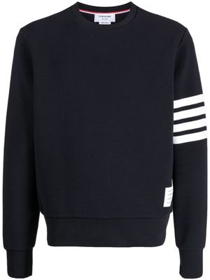 Thom Browne sweat à 4 bandes signature - Bleu