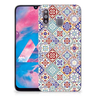 Samsung Galaxy M30 | TPU | Siliconen hoesje | Tiles Color