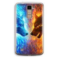 Fire & Ice: LG K10 (2016) Transparant Hoesje