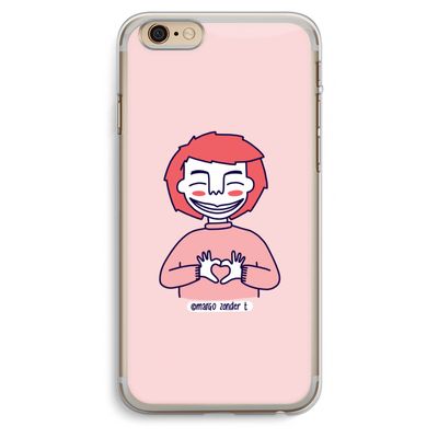 Hartje: iPhone 6 Plus / 6S Plus Transparant Hoesje
