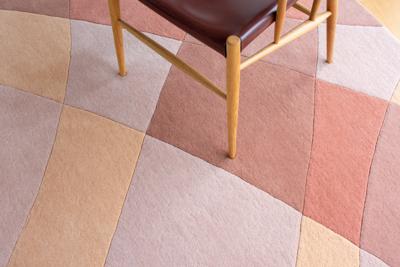 MOMO Rugs Studio - Rhythmic Tides Sand Rond - 200 cm Rond Vloerkleed