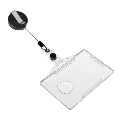 Pashouder europel open met afroller 54x85mm