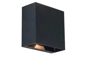 Lutec Zwarte wandlampGemini Beams design - 5104003012