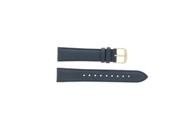 Timex horlogeband PW2P63400 Leder Donkerblauw 18mm