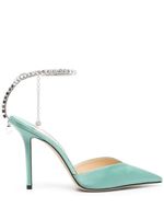 Jimmy Choo escarpins Saeda 100 mm - Vert