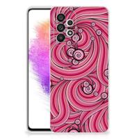 Samsung Galaxy A73 5G | Hoesje maken | Swirl Pink