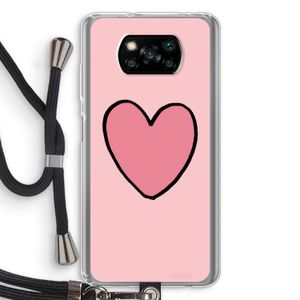 Hartje: Xiaomi Poco X3 NFC Transparant Hoesje met koord