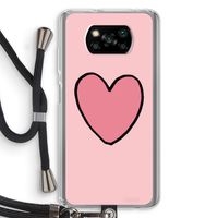 Hartje: Xiaomi Poco X3 NFC Transparant Hoesje met koord