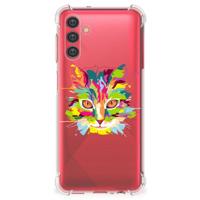 Samsung Galaxy A13 5G | A04s Stevig | Bumper Hoesje | Cat Color