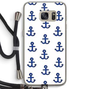 Ankers: Samsung Galaxy S7 Transparant Hoesje met koord
