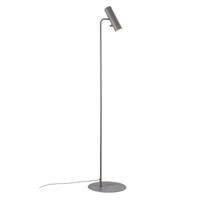 Staande lamp grijs 'MIB 6' grijze vloerlamp verstelbaar GU10 141cm DFTP