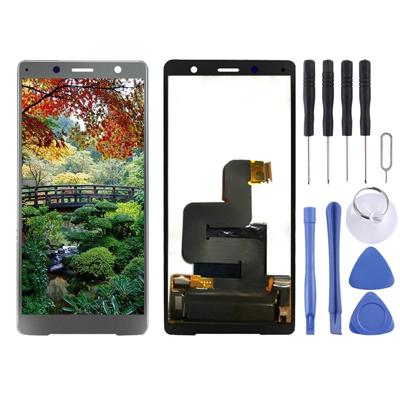 LCD-scherm en Digitizer voor Sony Xperia XZ2 Compact(Silver)