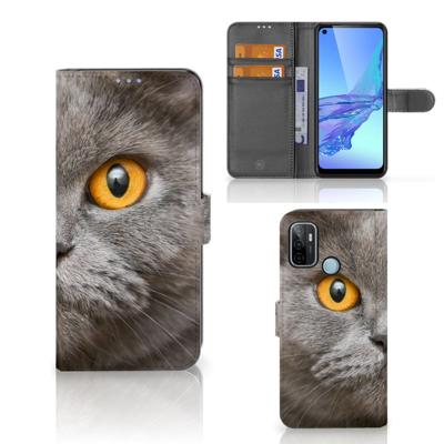 Telefoonhoesje | Met pasjeshouder | OPPO A53 | OPPO A53s Britse Korthaar