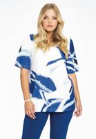 Yoek Shirt A-lijn VIVIAN | Blauw | Maat 58/60