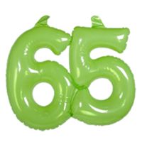 Groene opblaascijfers 65 Groene opblaascijfers 65