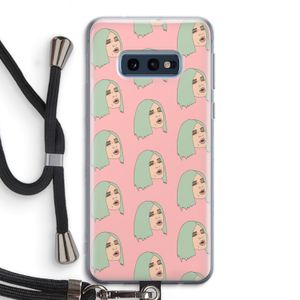 King Kylie: Samsung Galaxy S10e Transparant Hoesje met koord