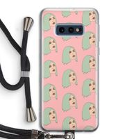 King Kylie: Samsung Galaxy S10e Transparant Hoesje met koord